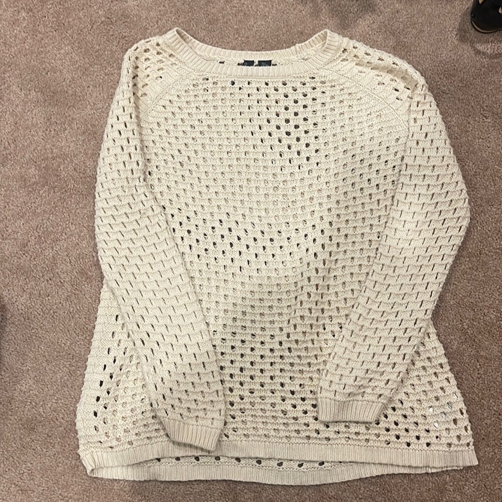 Crochet sweater top